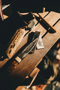 Before and after shots of a restored vintage knife showing sharpness and polish.