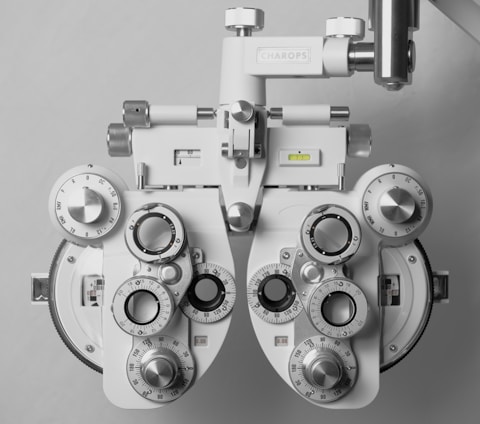 a close up of a pair of medical equipment