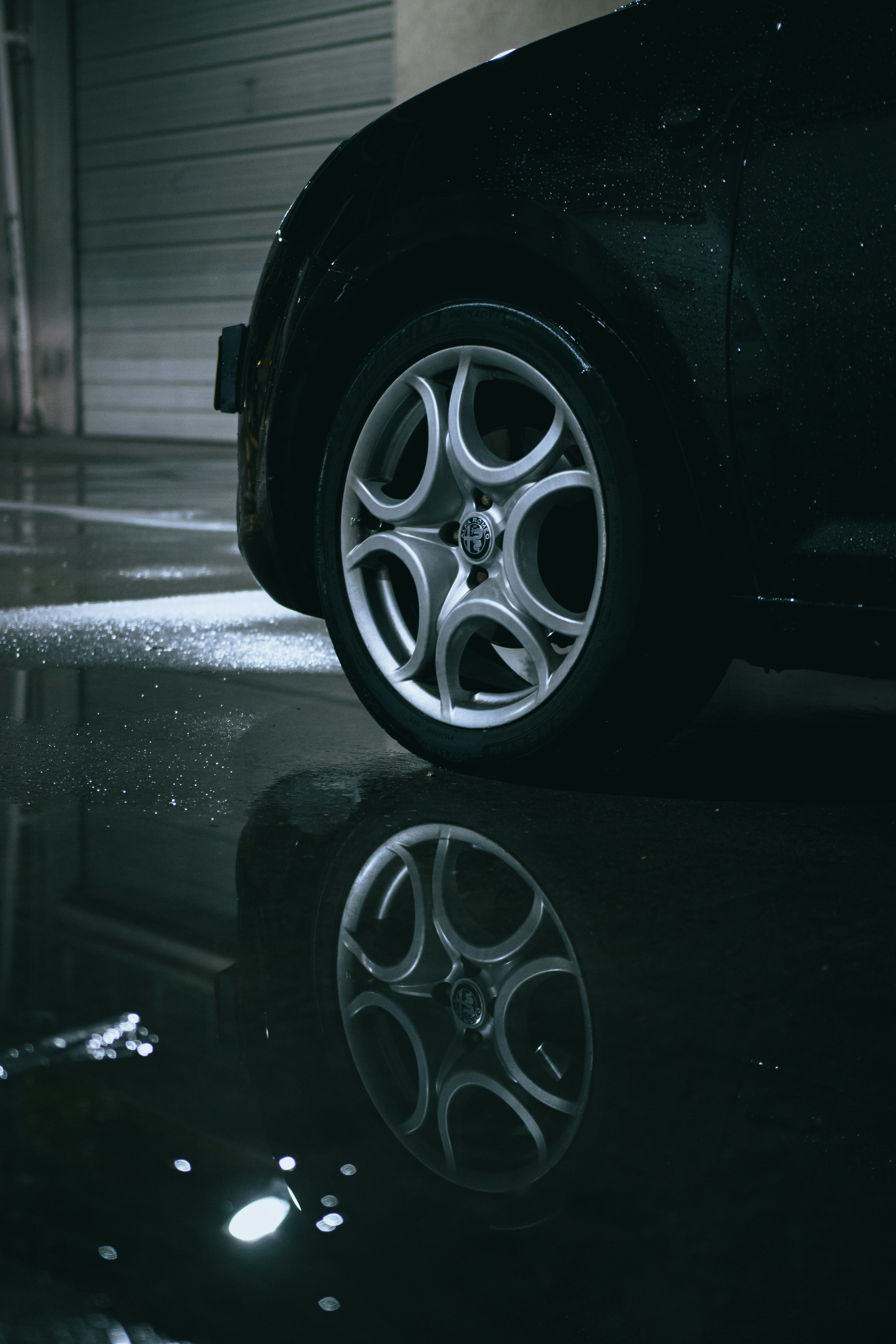 Sleek Black Alloy Wheels