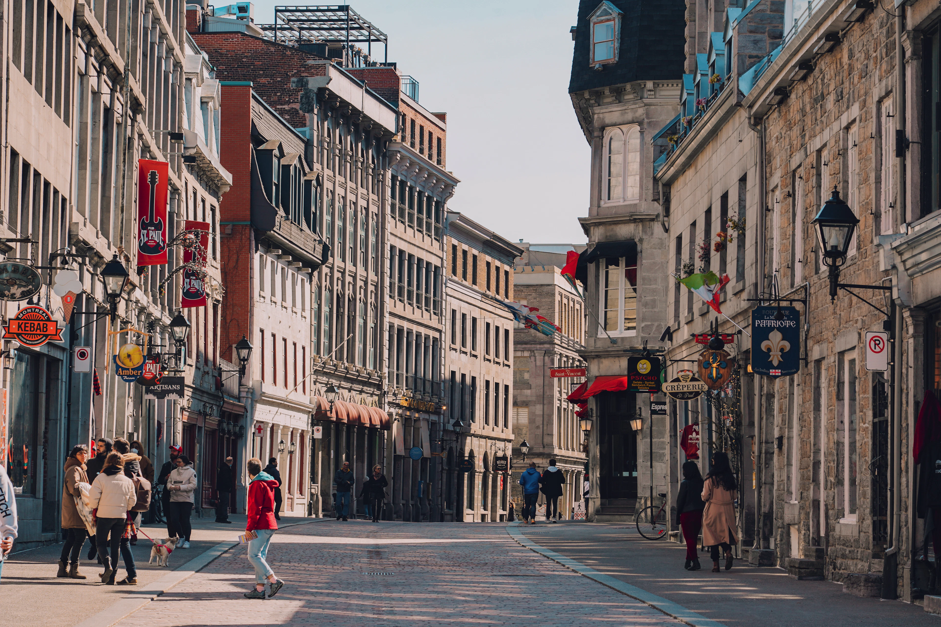 The old town of Montreal, Canada