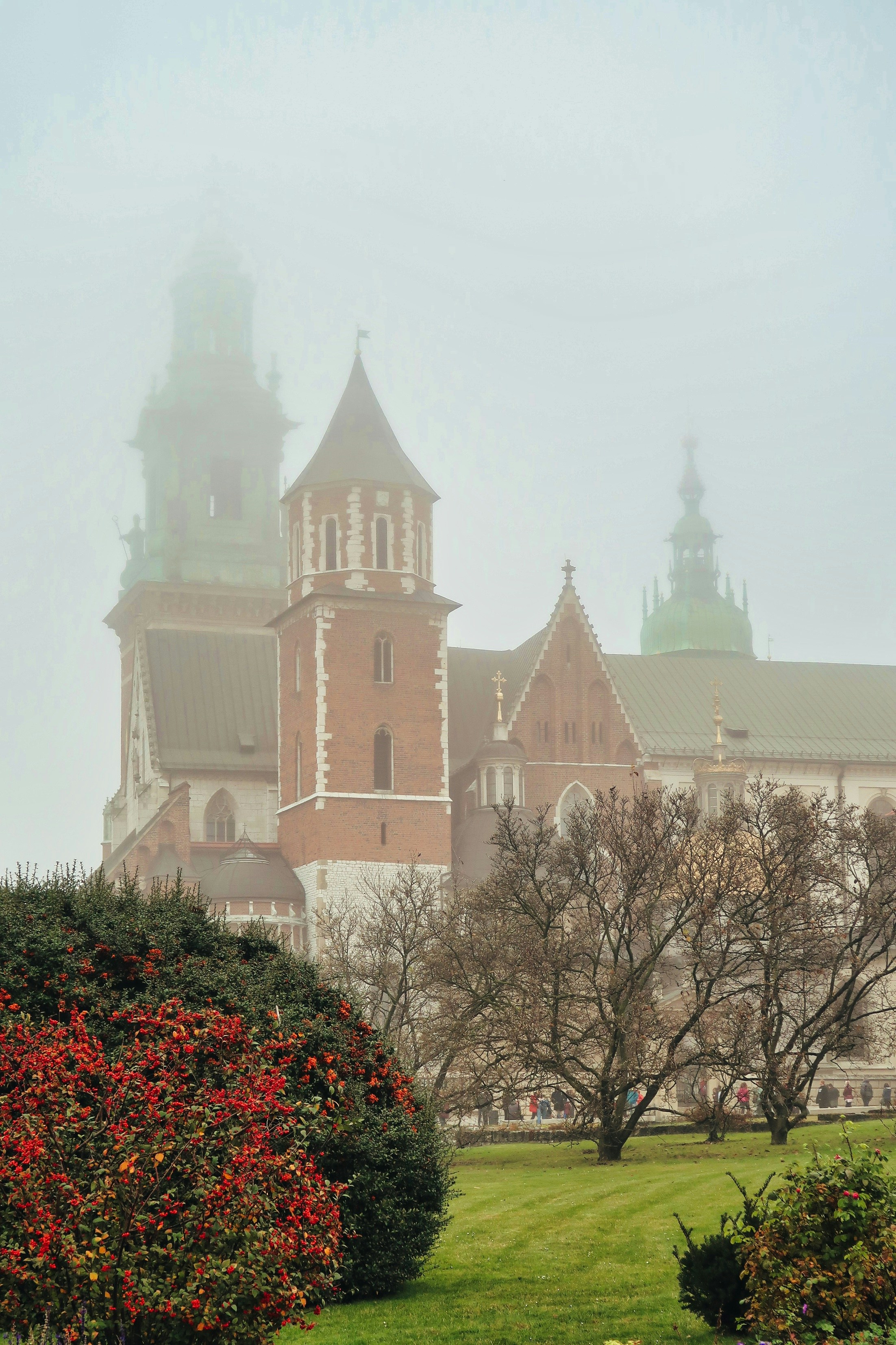 a large building with a clock tower on top of it