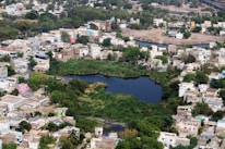 An aerial view of the Kota Legenda Bekasi residential area.