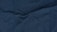 Close-up of a soft, premium blank t-shirt fabric in deep navy blue.