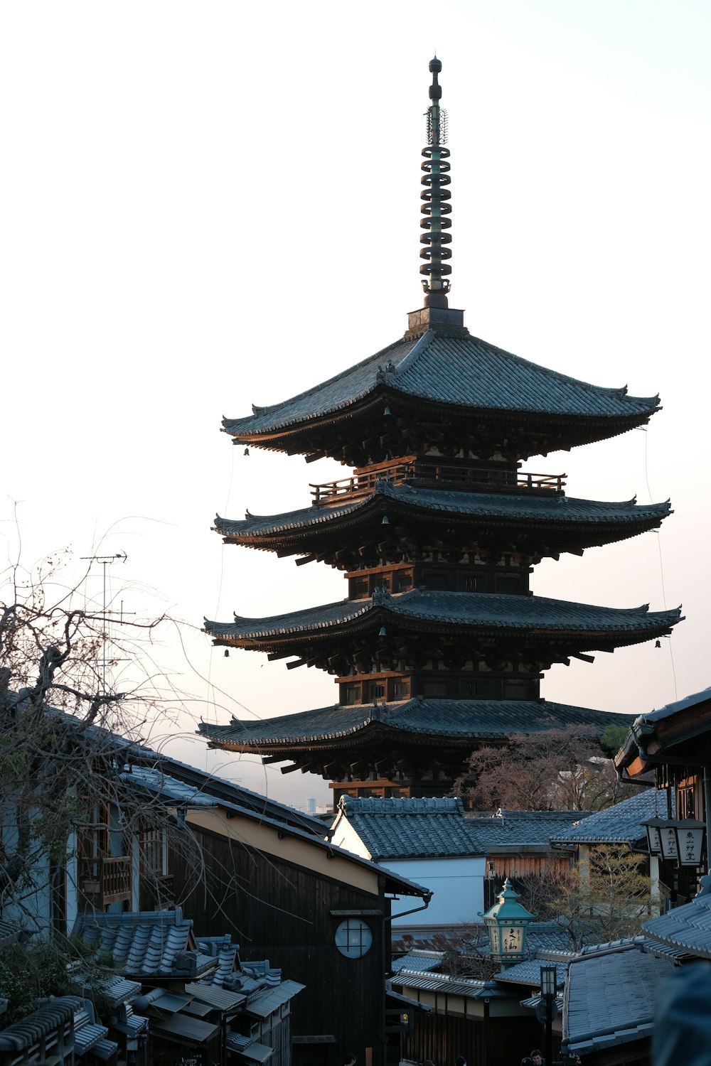 a tall tower with a clock on top of it