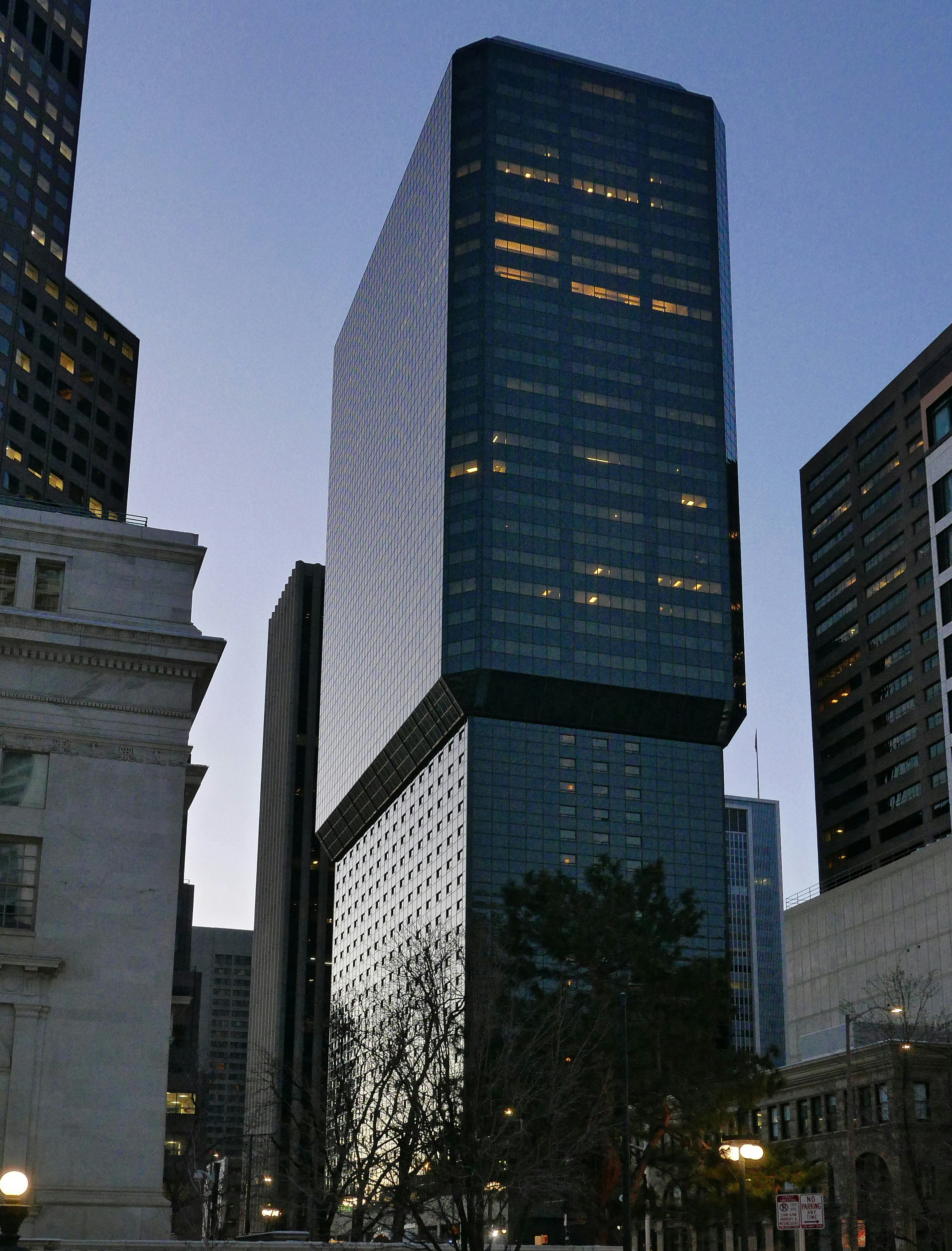 Very Tall Building in the Middle of a City
