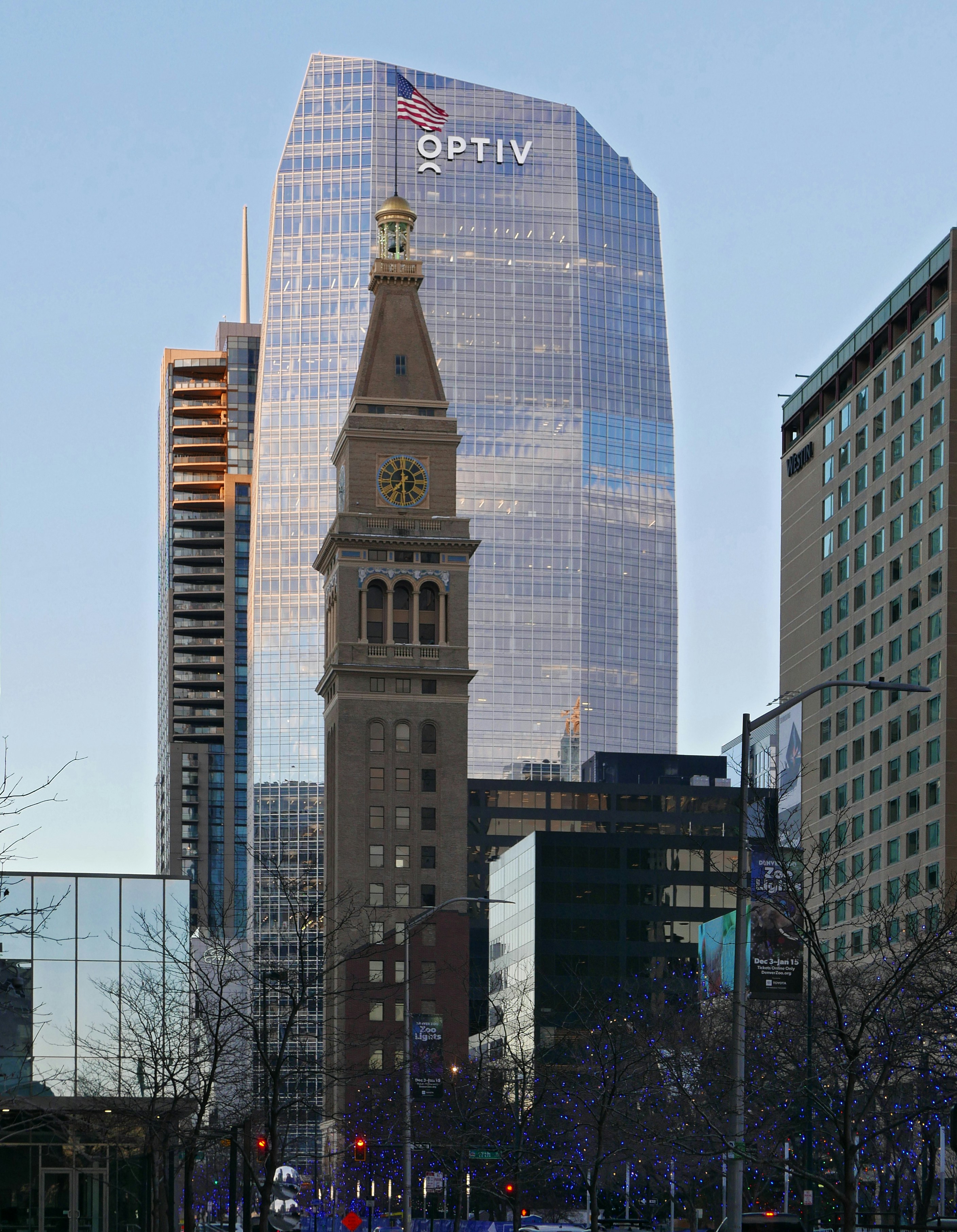 Optiv building in downtown Denver, Colorado