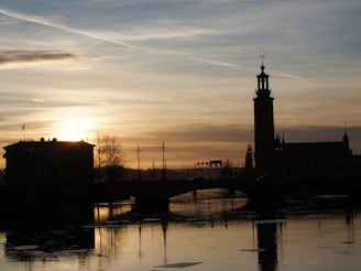 A peaceful image of the Jerusalem skyline at sunset, highlighting its spiritual ambiance.