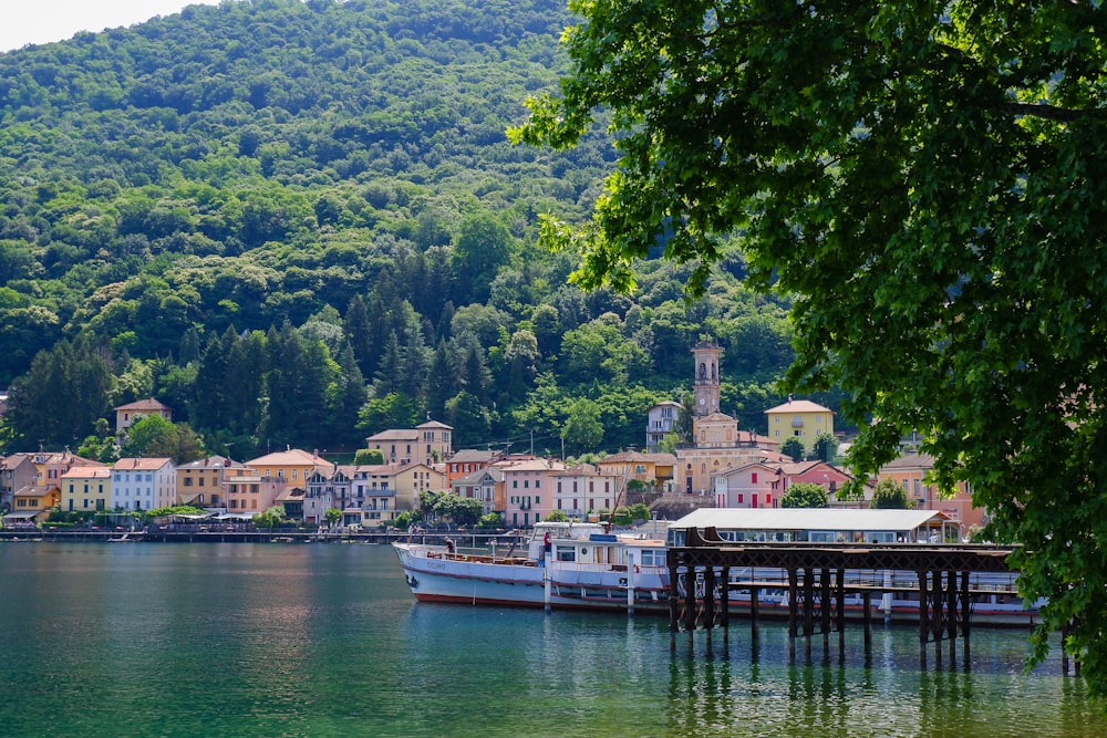 a body of water with boats in it