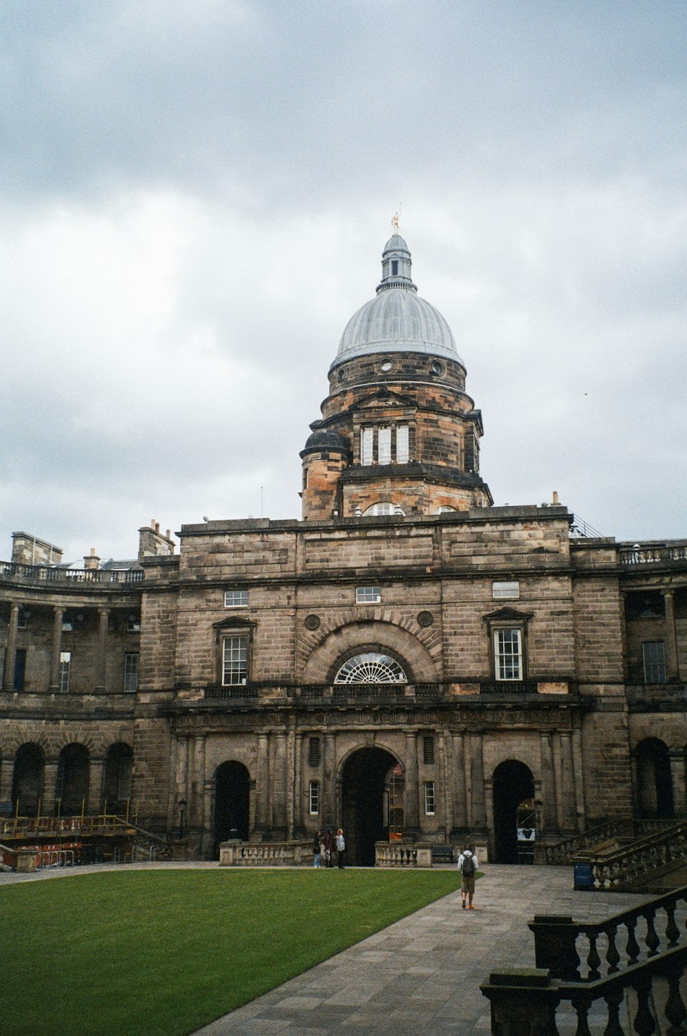 a large building with a dome on top of it