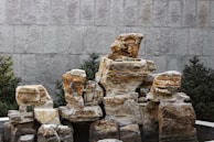 A stunning outdoor installation using natural stone.
