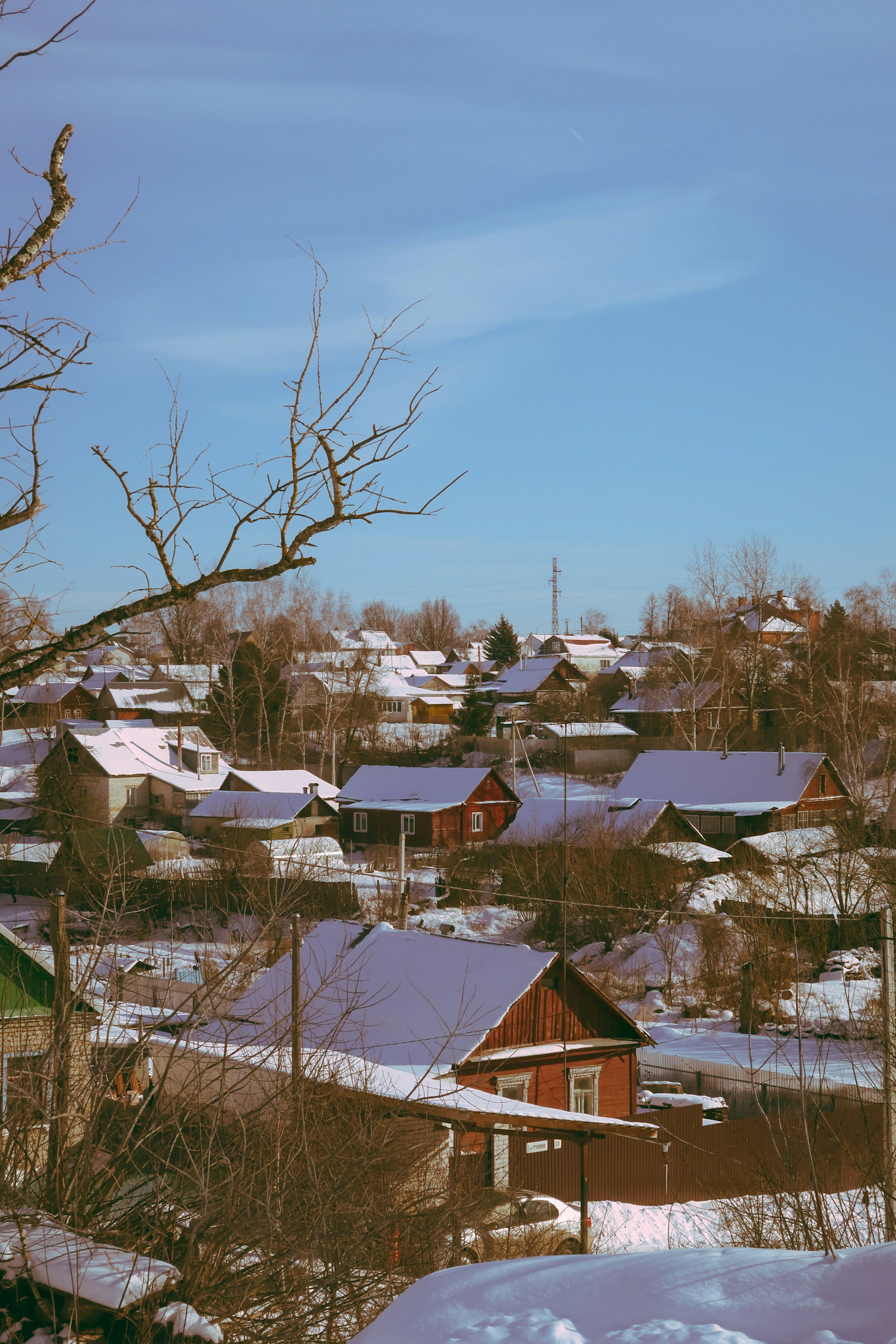 La vie locale dans les petites stations françaises hors saison