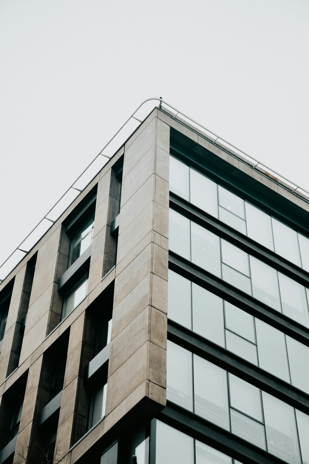 a very tall building with lots of windows