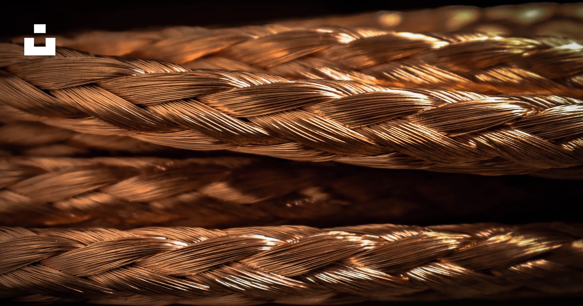A close up of a rope on a black background photo – Free Industrial ...