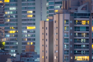 a very tall building with a lot of windows