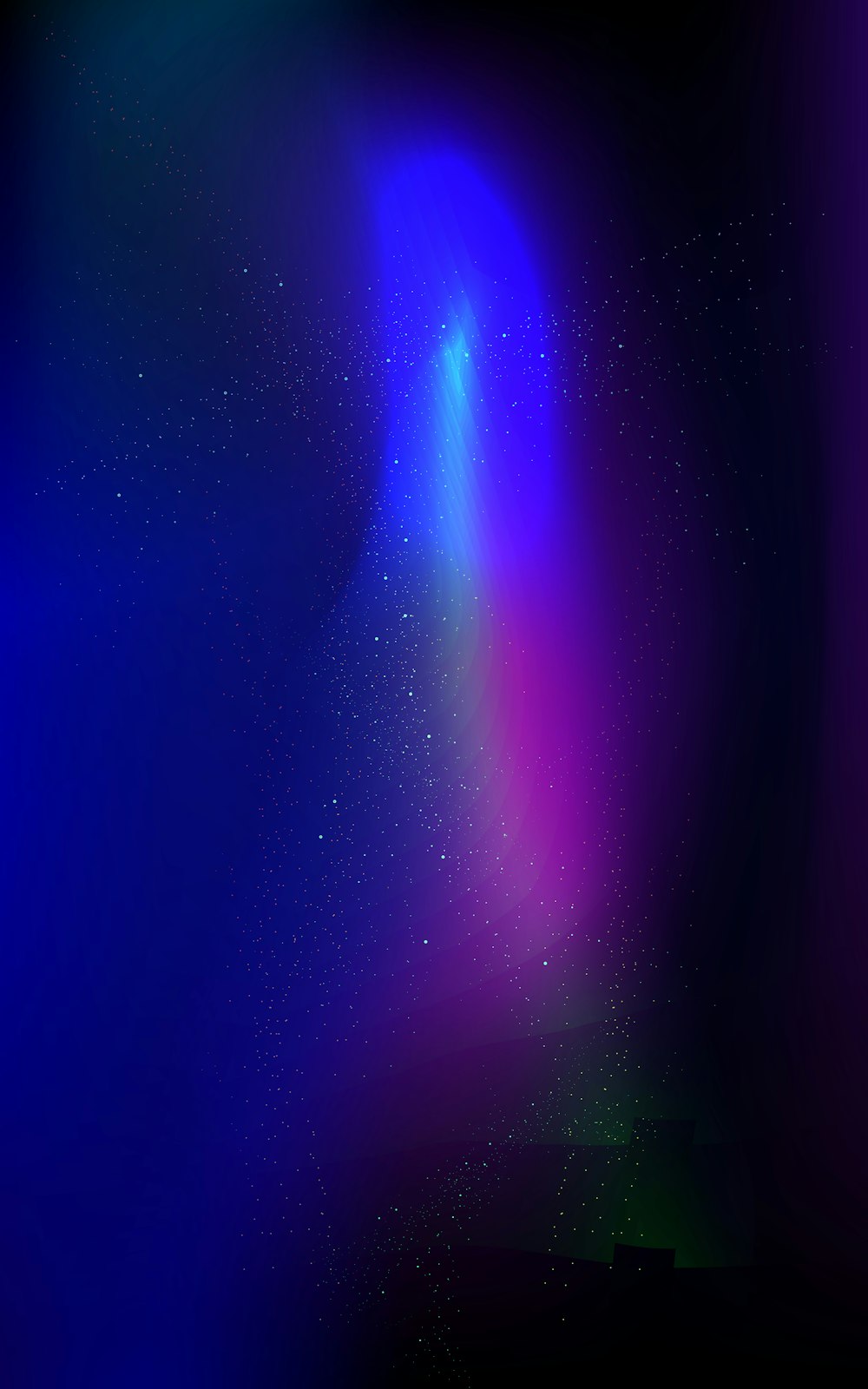 a blurry image of a blue and purple light