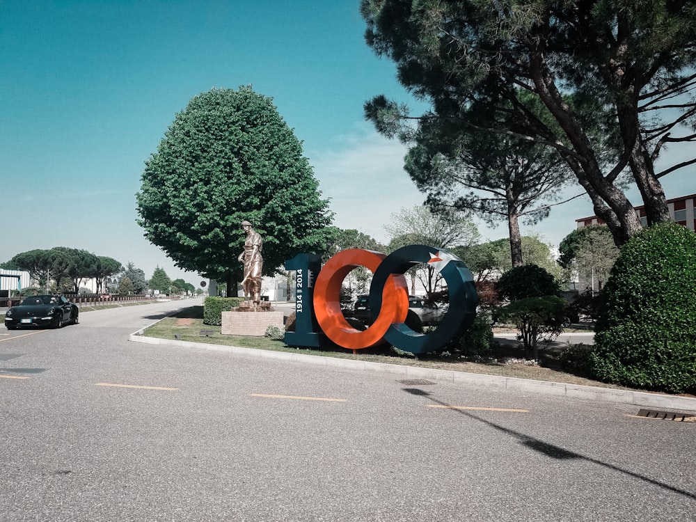 a street with cars parked on the side of it