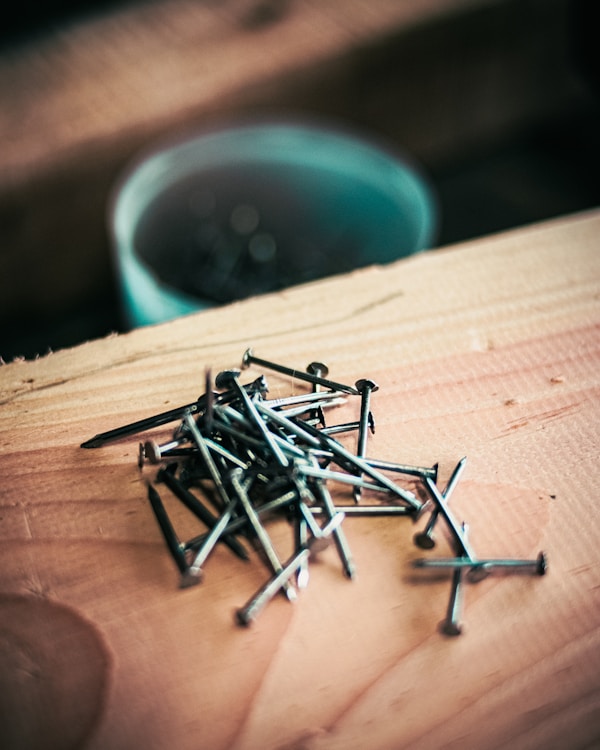 Nails on wood