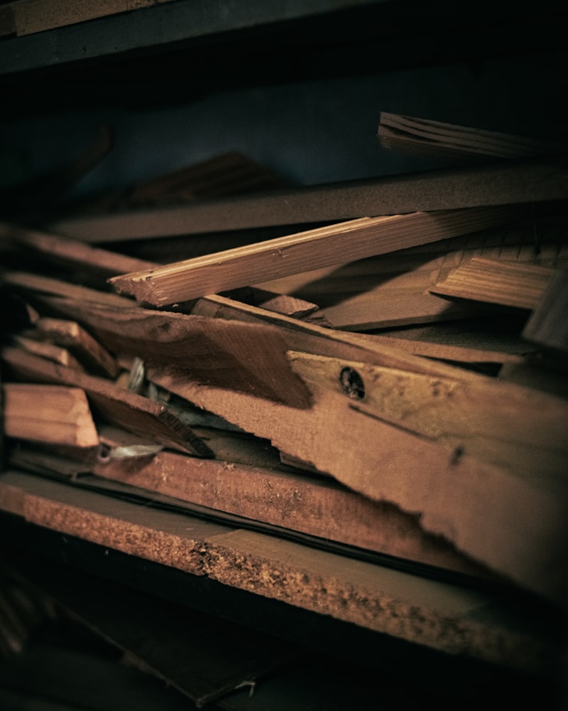 Table saw cutting wood in a woodworking workshop