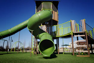 Outdoor playset assembly and installation