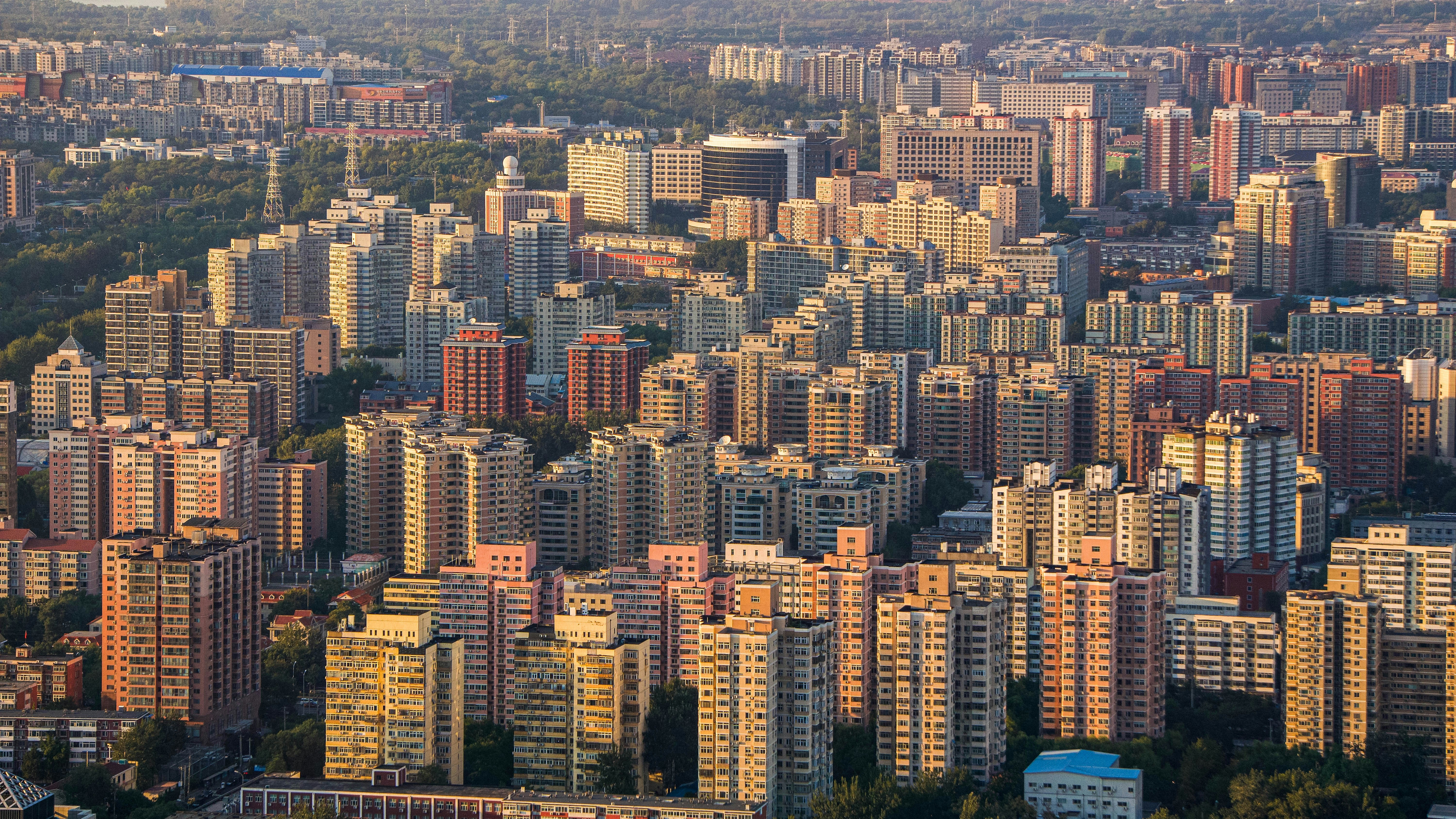 a large city with lots of tall buildings