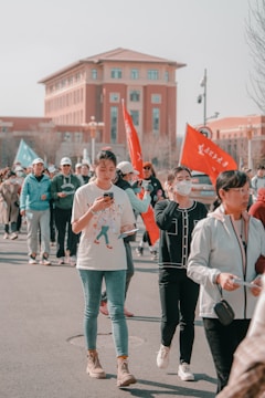 Citizens organizing a peaceful rally for privacy rights.