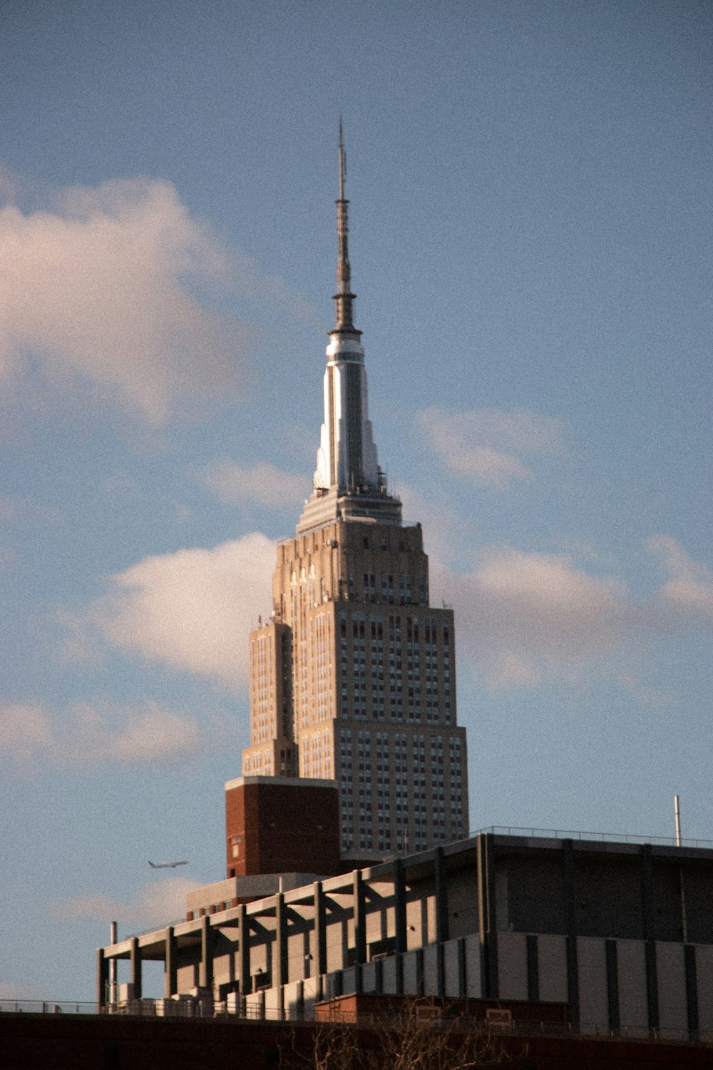 a tall building with a spire on top of it