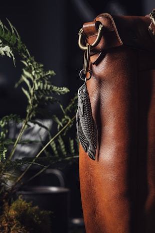 Close-up view of intricate designs on custom bogg bag charms.