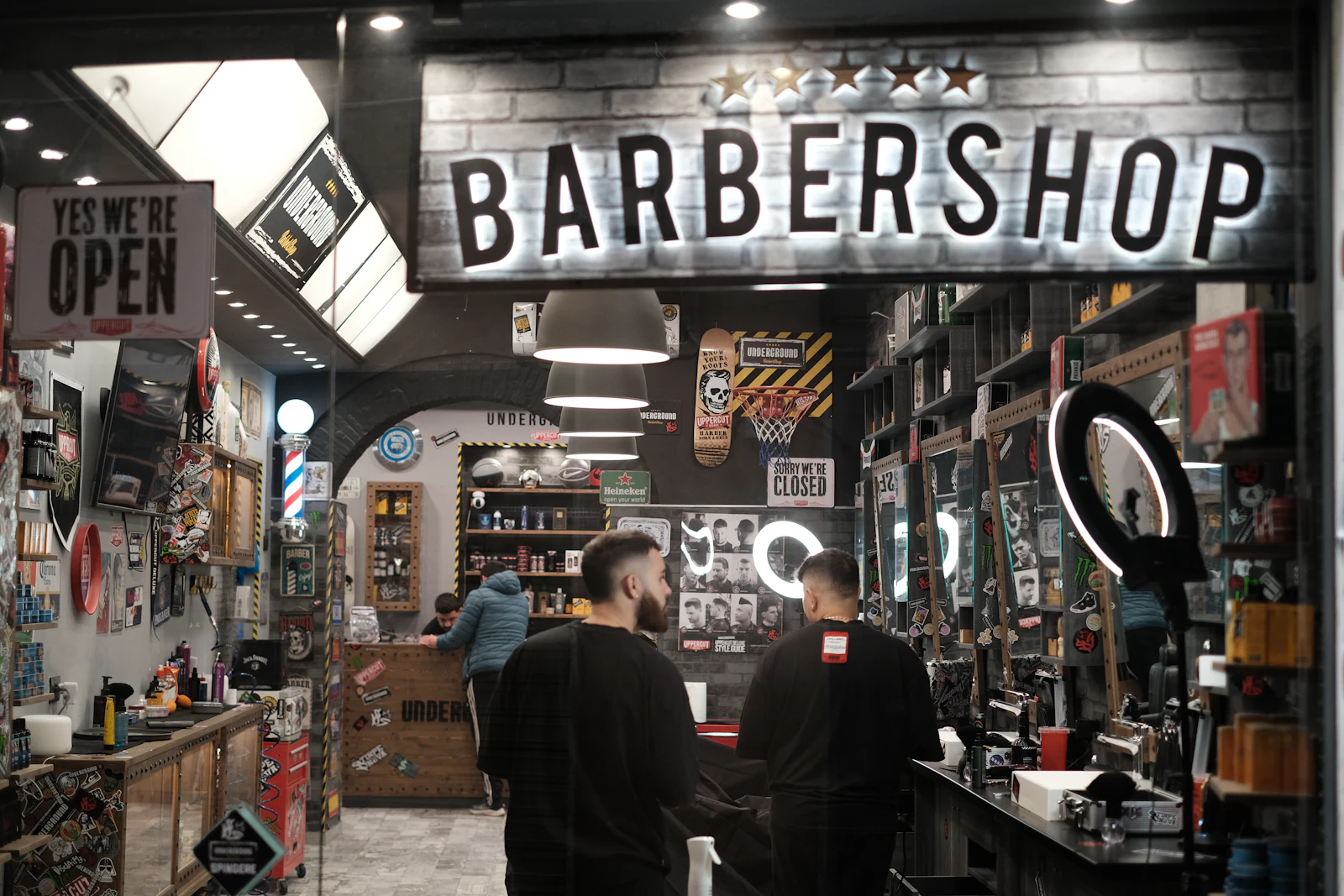 Shop interior detail