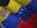 a close up of the flag of the state of venezuela