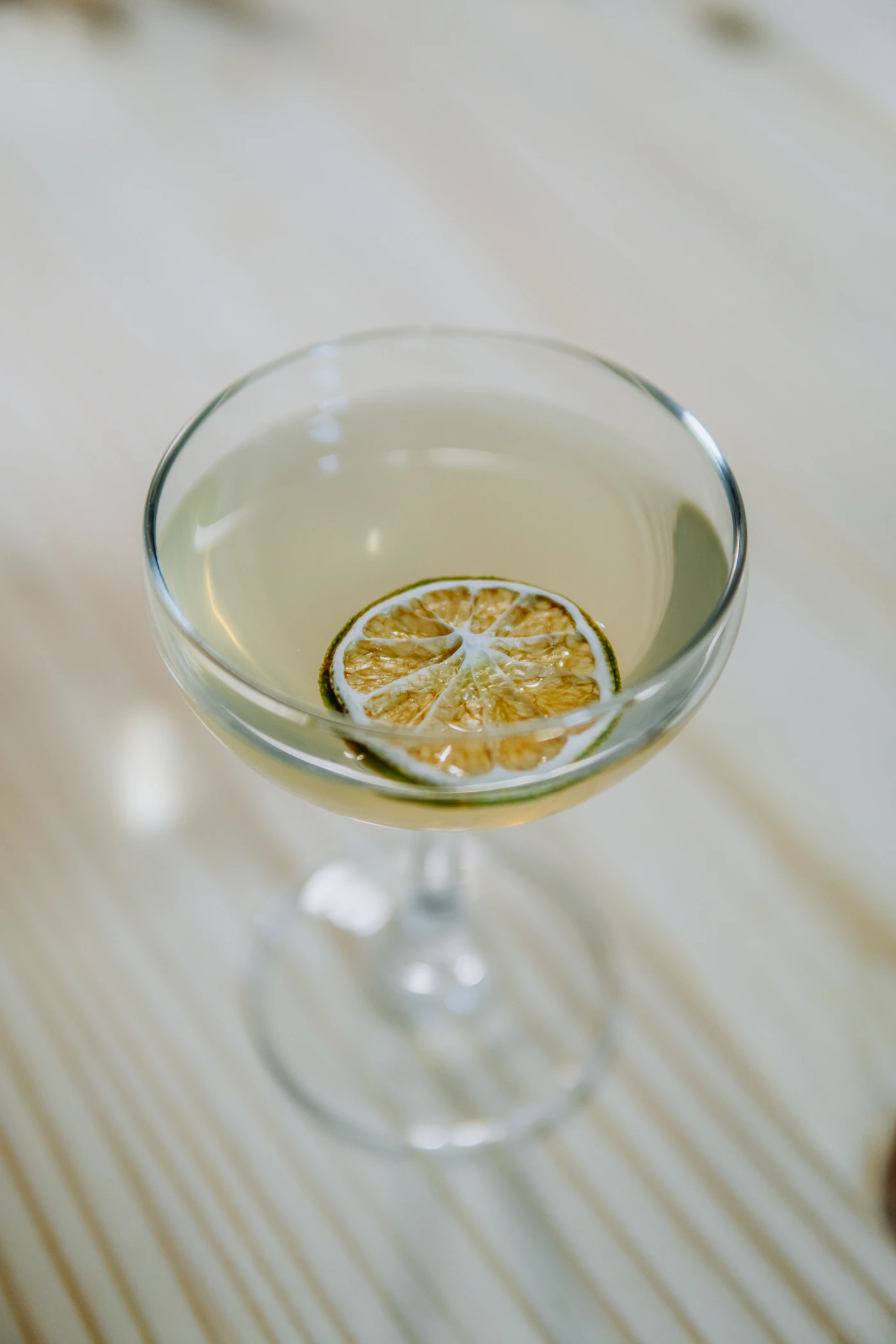 Citrus twist on the rim