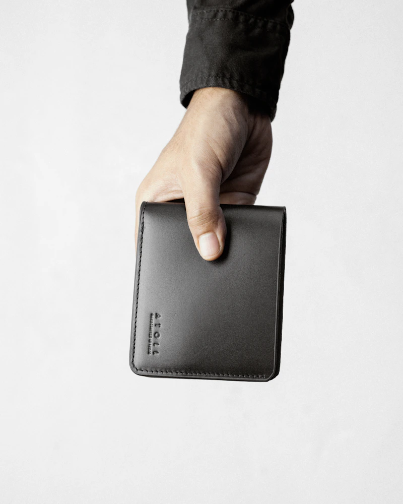 Portefeuille Slim 8 Cartes — Cognac