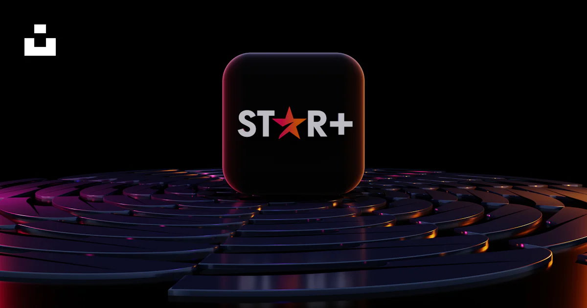 Un logotipo de Star Plus encima del teclado de una computadora foto ...