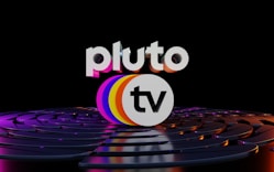 a tv logo on top of a table
