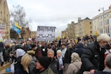 Journalists reporting freely in an open-air press event supported by the coalition.
