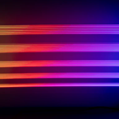 A sleek futuristic neon-lit contact form interface glowing purple on a dark cyberpunk background.
