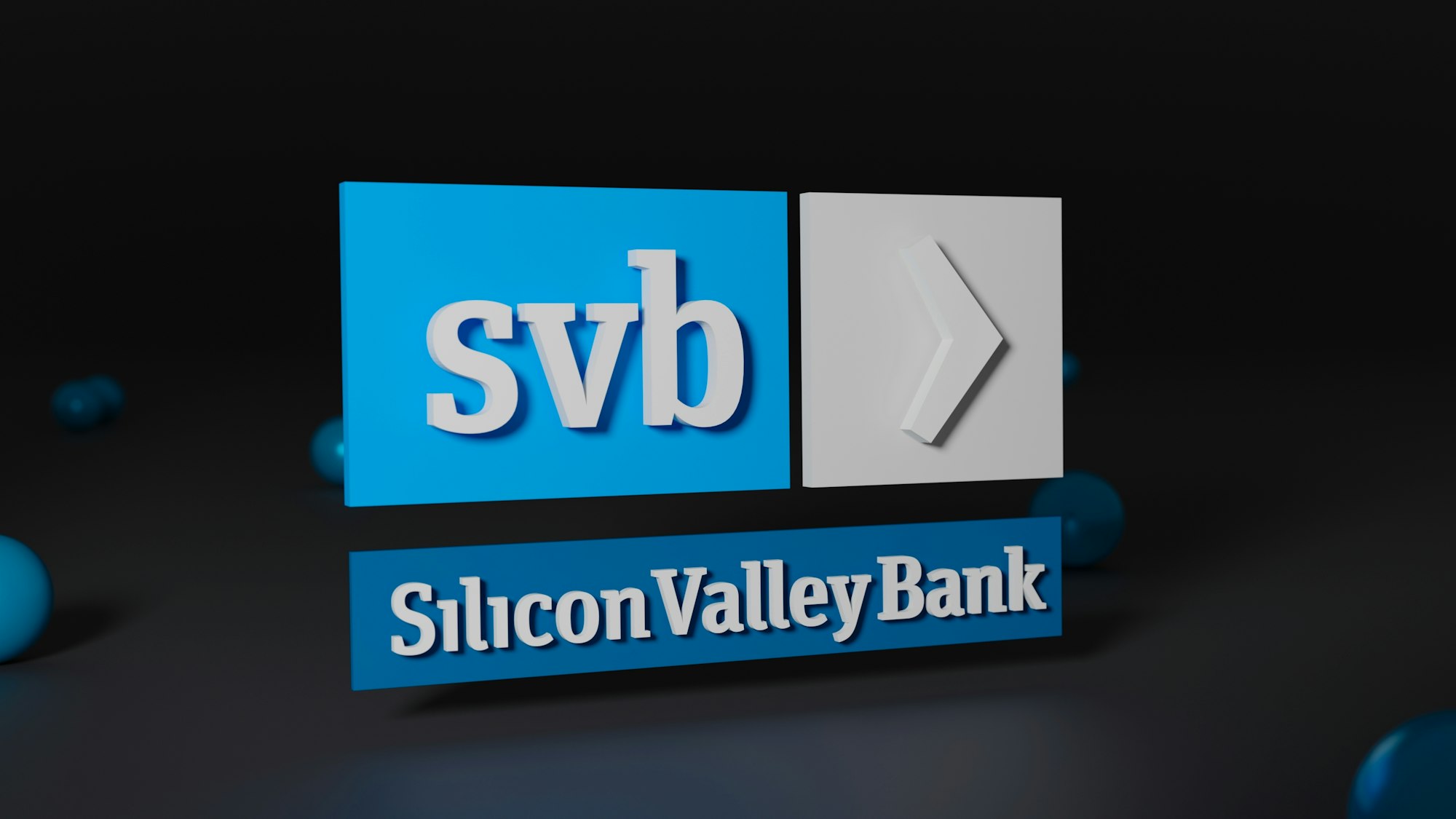 Silicon Valley Bank Logo in 3D. Feel free to contact me through email mariia.shalabaieva@gmail.com.
