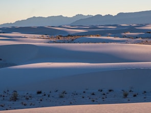 The majestic sand dunes of Rajasthan glowing under a vibrant sunset.