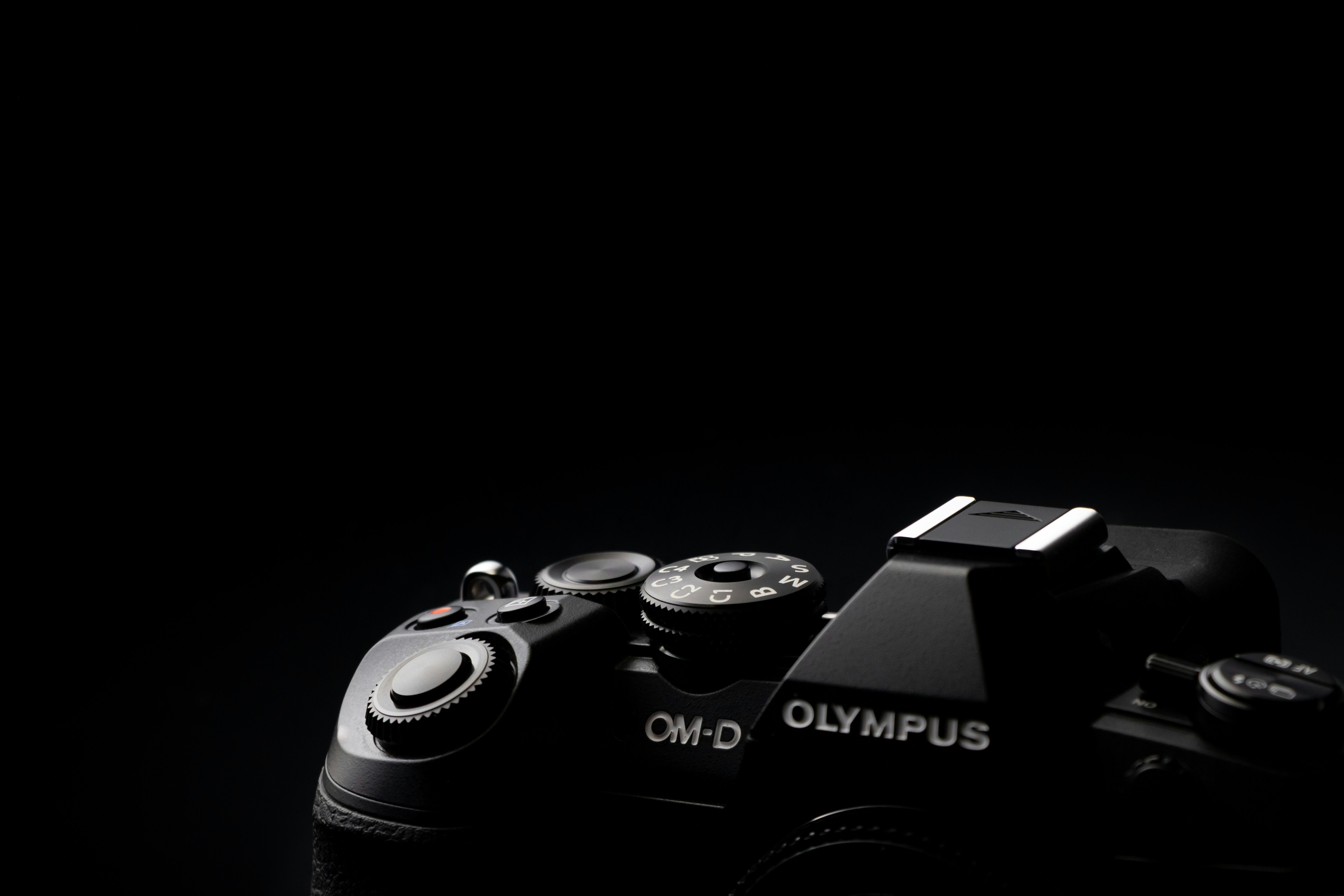 Olympus OM-D E-M1 Mark III camera body with black background