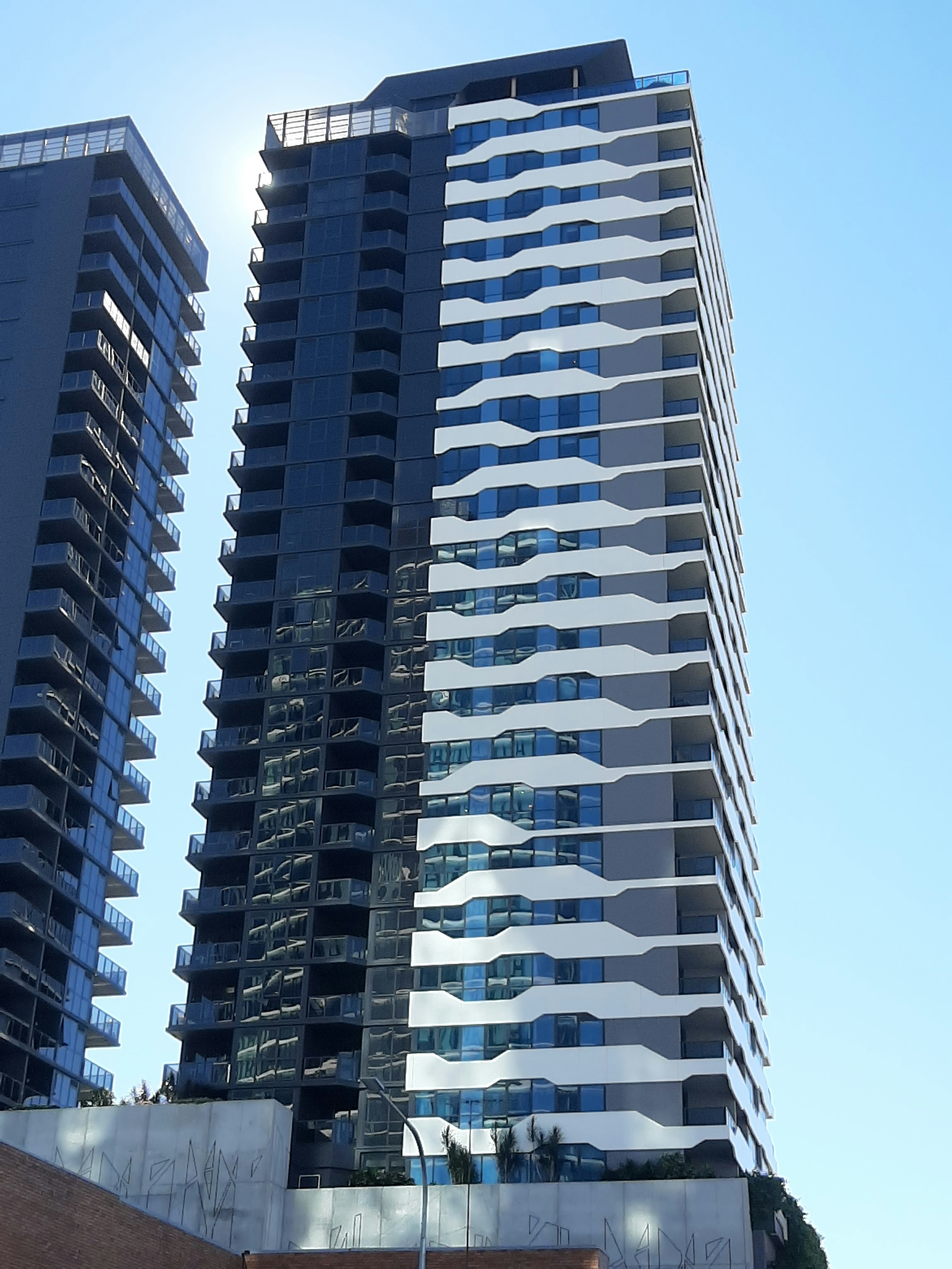 a very tall building with a lot of windows