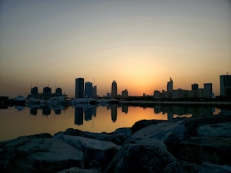 An Australian city skyline at dusk, reflecting the modern real estate market we cover.