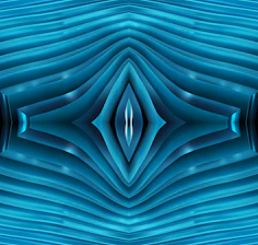 A stylized silver tortoise shell made of hexagons swimming gracefully in a deep ocean blue background, symbolizing wisdom and precision.