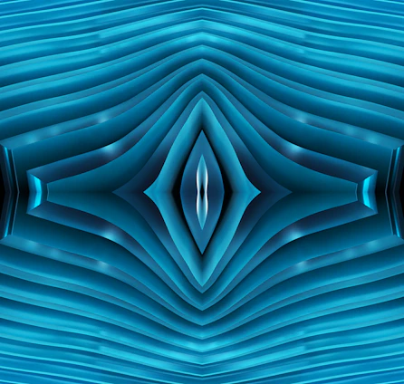 A stylized silver tortoise shell made of hexagons swimming gracefully in a deep ocean blue background, symbolizing wisdom and precision.