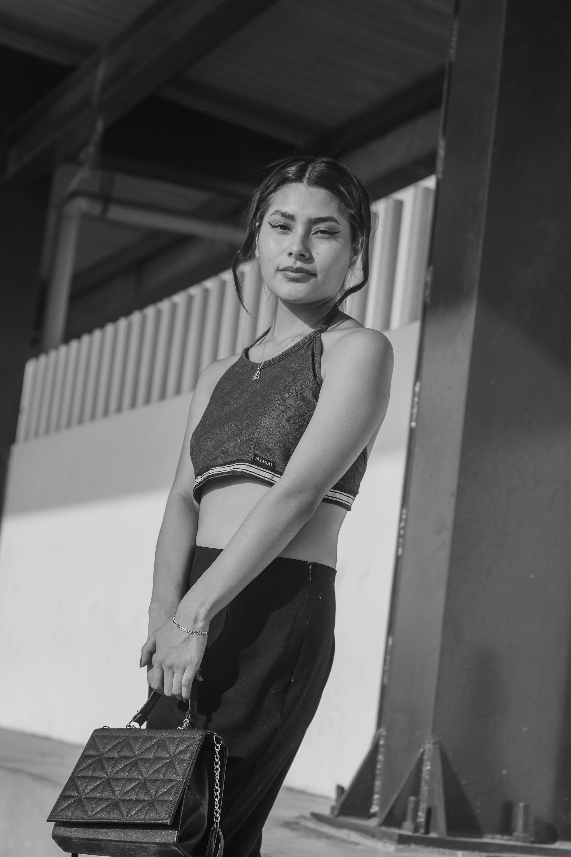 person wearing grey knit sweater