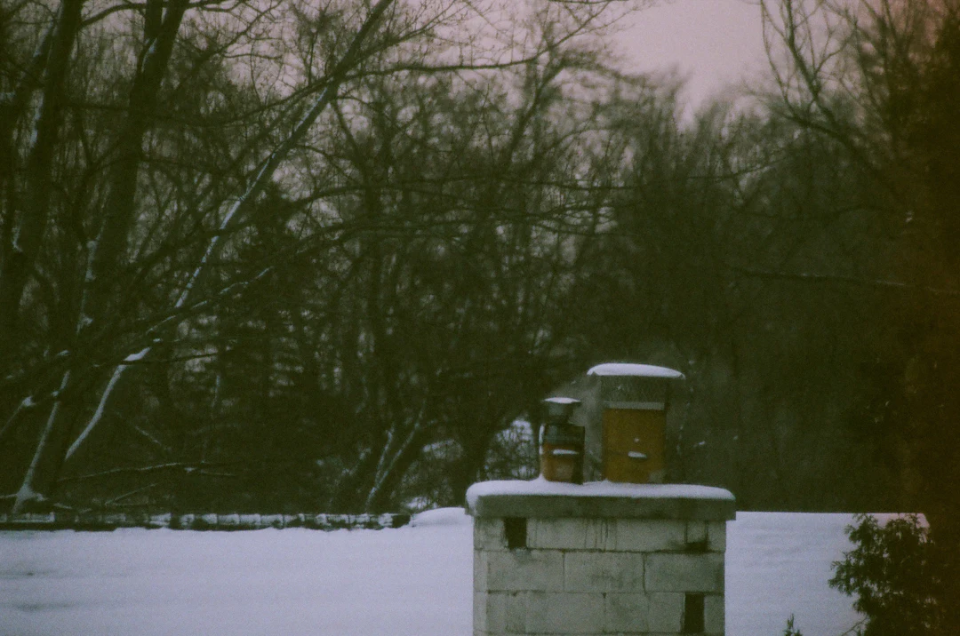 Snow house furnace winter