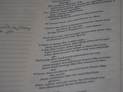 Close-up of a notebook page featuring handwritten notes in Quicksand font style.