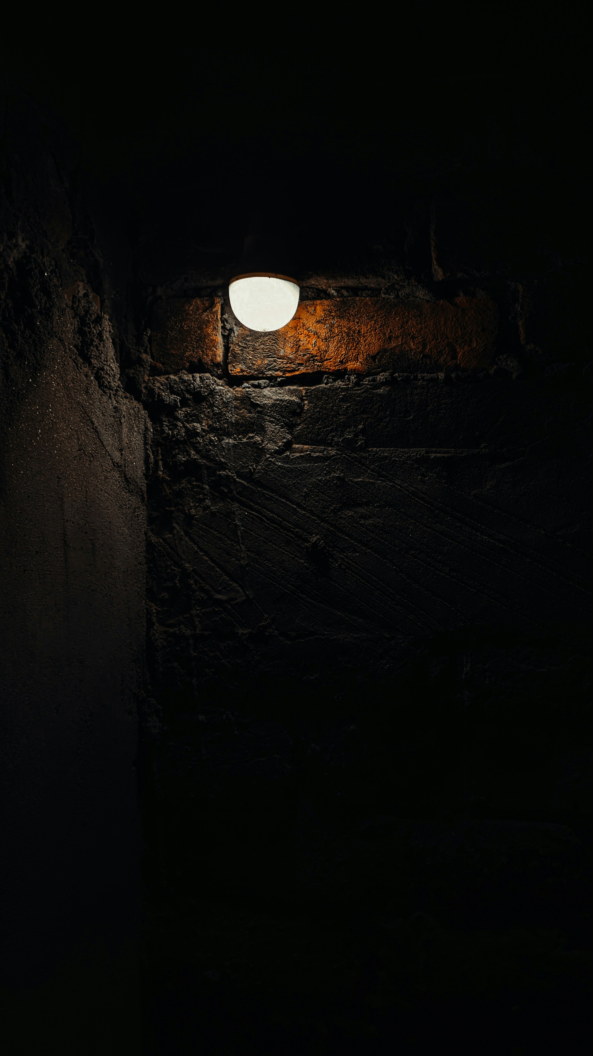 Dark apartment corner with poor lighting