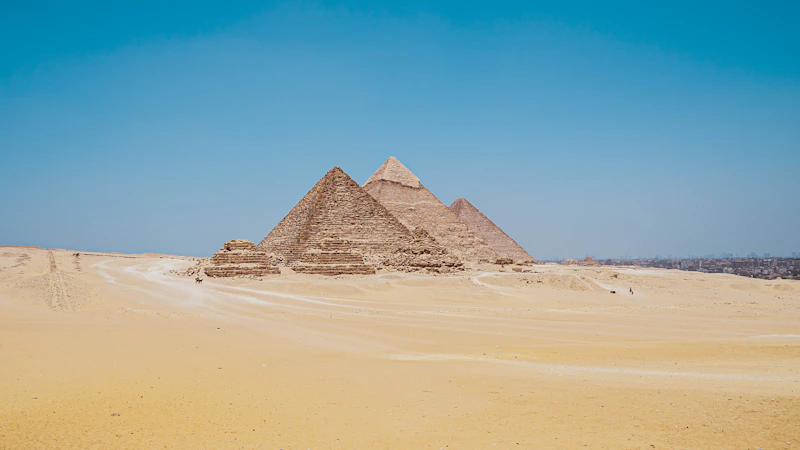 Pyramids of Giza in Egypt