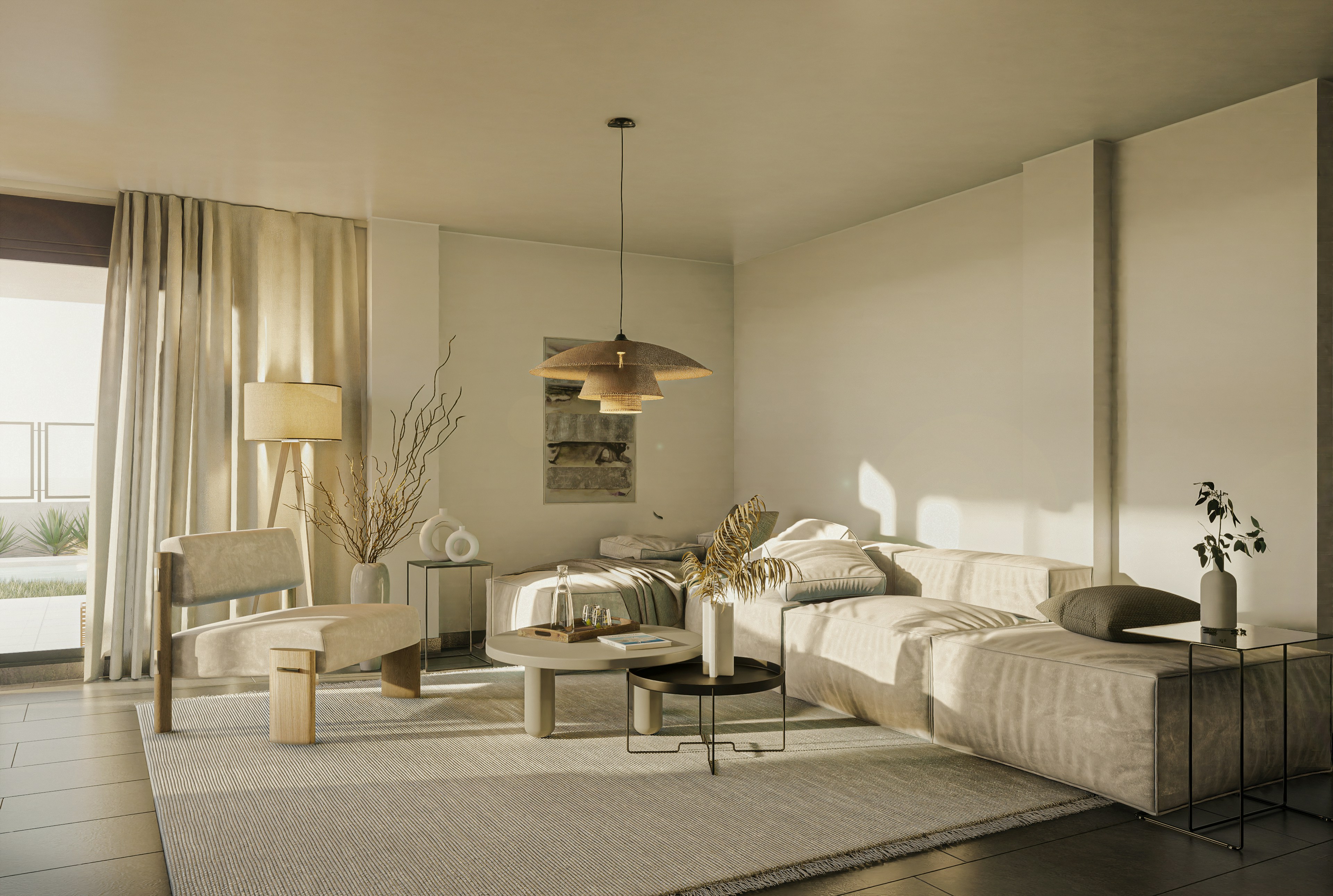 Spanish villa in warm colors by Pro Estudio Perú - Santiago Nieto. Rendered with D5 Render, a real-time ray-tracing rendering program Free Download: https://www.d5render.com/