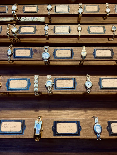 A tray of finished KAIROX watches in the Geneva atelier