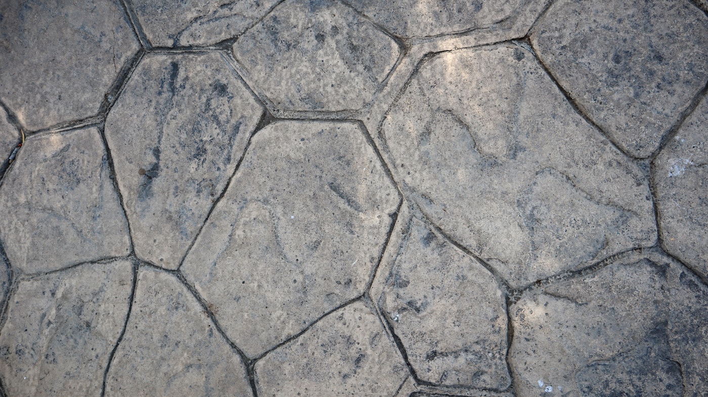 Stamped Patio in Tarrytown, Austin TX